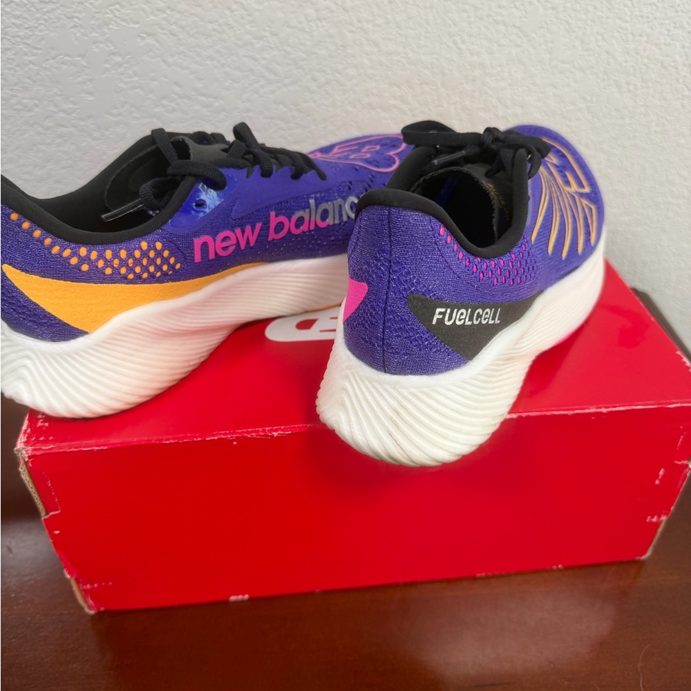 Barely Used New Balance Womes FuelCell Sneakers - Purple and Orange